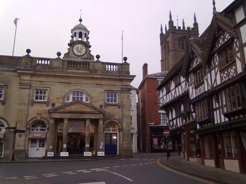 Looking up Broad Street to the Buttercross. Gwendda the Witch Photographer