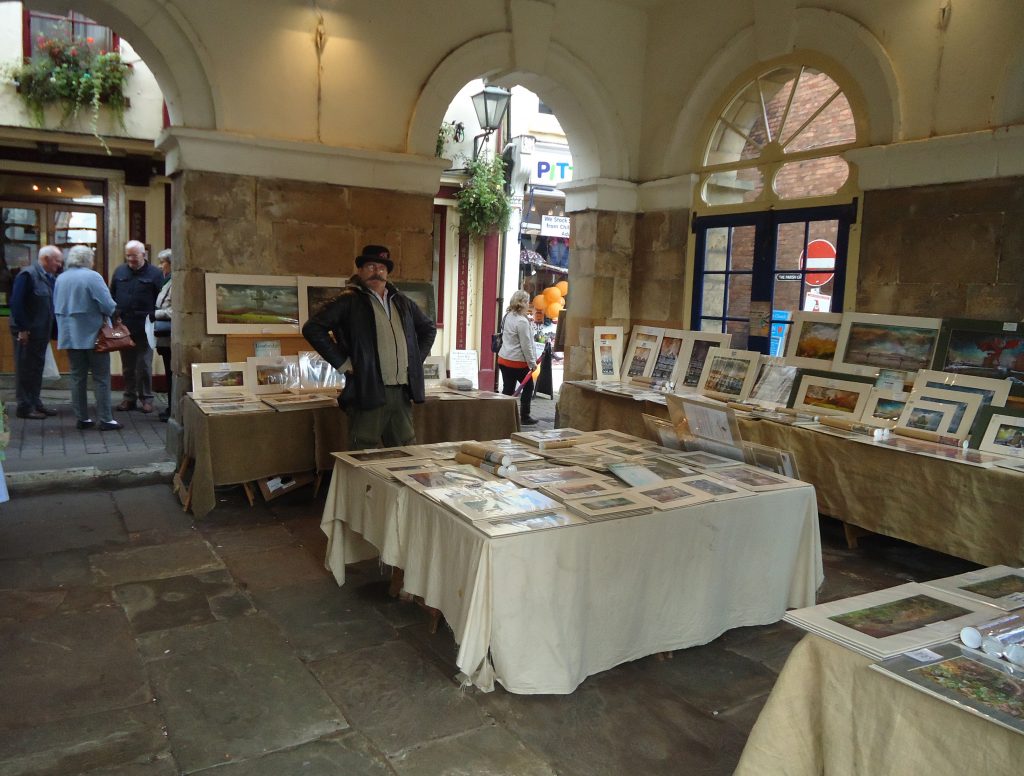 Gwendda the witch photographer in The Buttercross, Ludlow