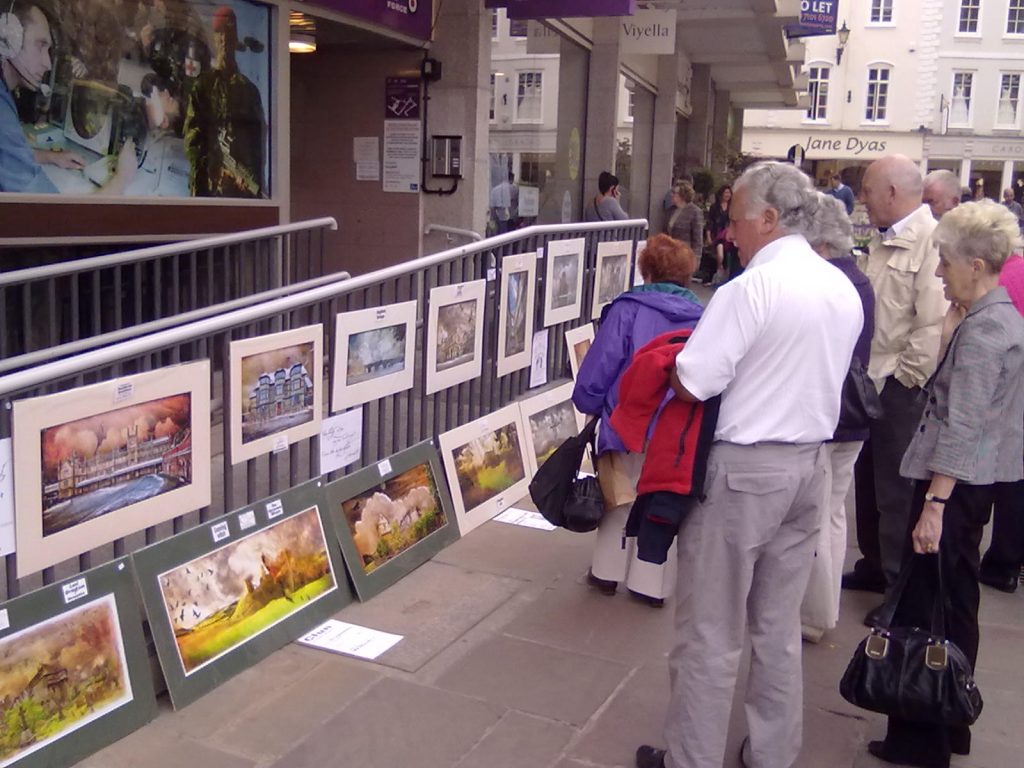 Hmmm? Gwendda the Witch Photographer on Shrewsbury's Old Market Square