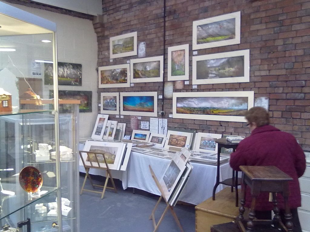 Another view of my Ironbridge Arts and Antiques shop. Gwendda the Witch Photographer