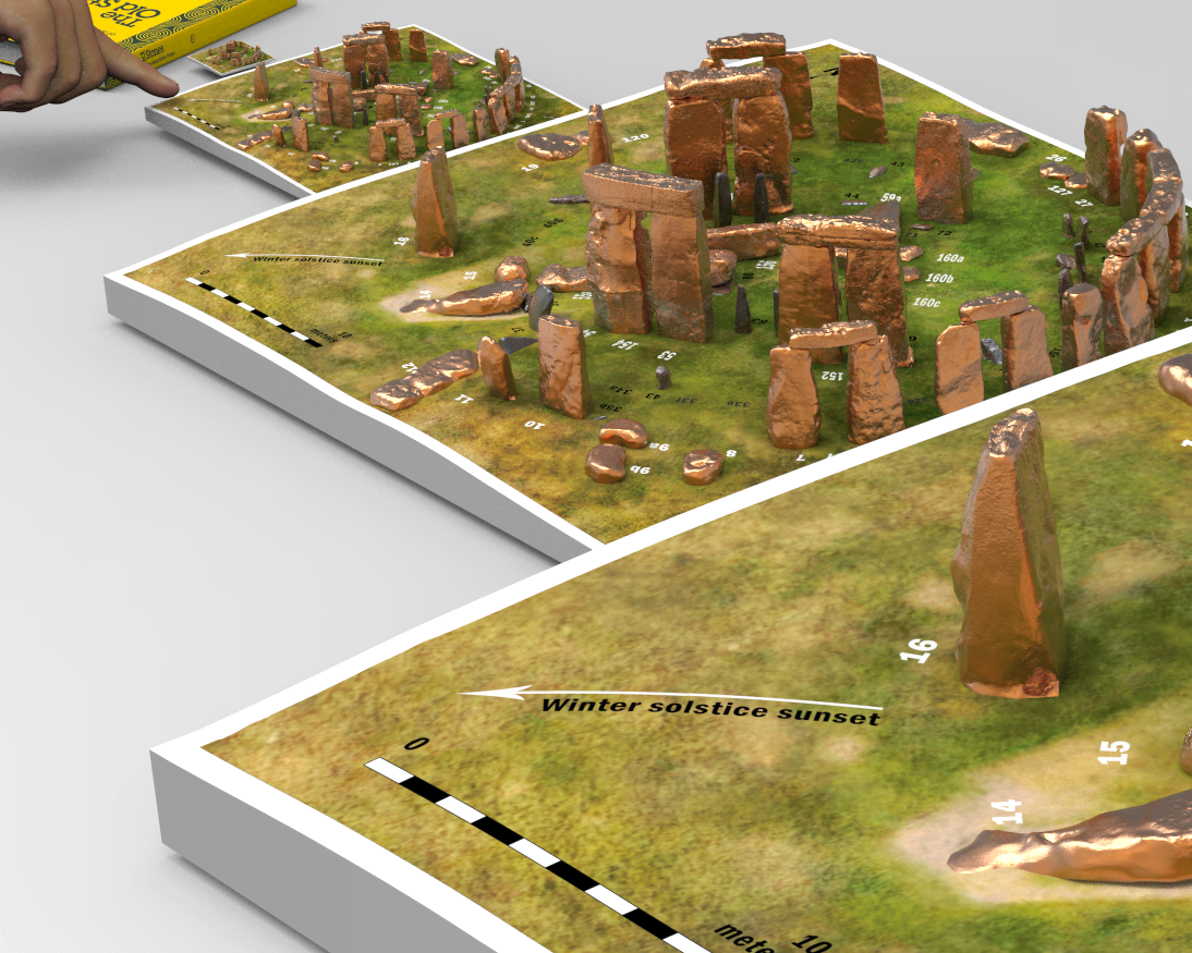Stonehenge model replica four sizes of models