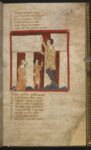 Merlin guides a giant to build Stonehenge from a copy of Wace’s Roman de Brut, copied in Britain between 1338 and 1340